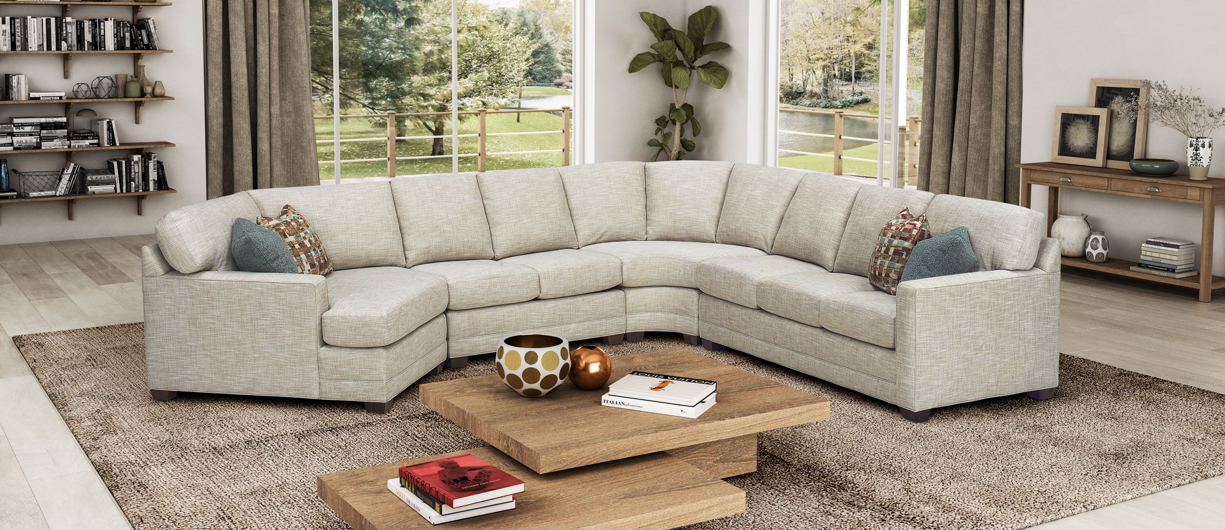 Temple sectional
